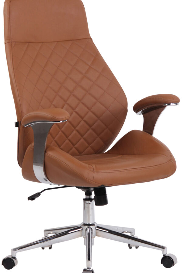 Krzesło Biurowe dla dyrektora brązowe