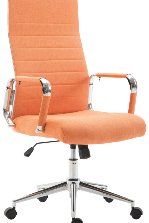 Fotel biurowy obrotowy Pomarańczowy