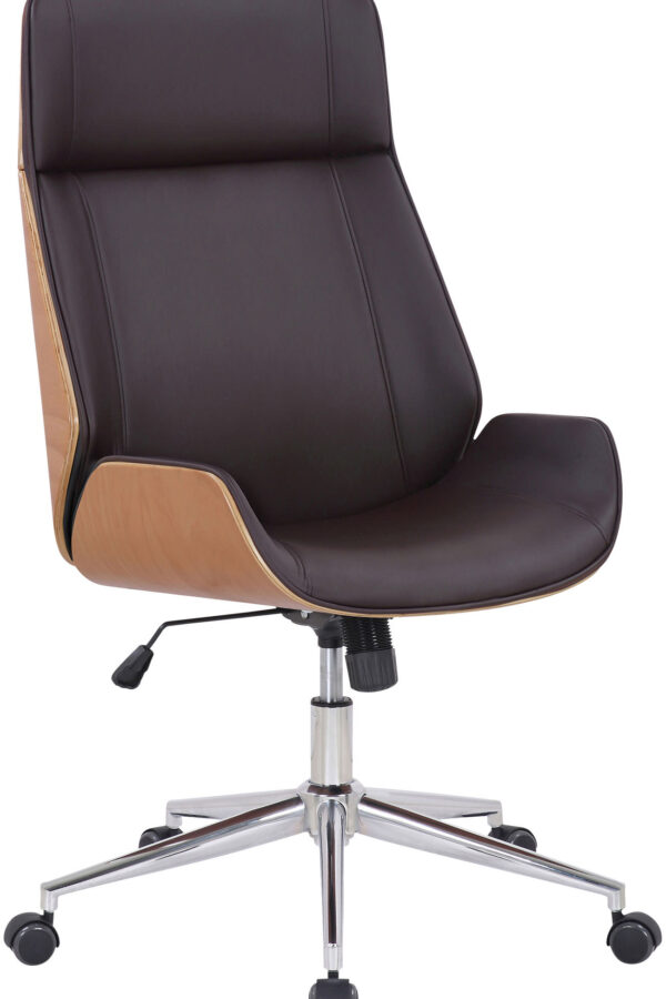 Fotel biurowy obrotowy Natura Brown