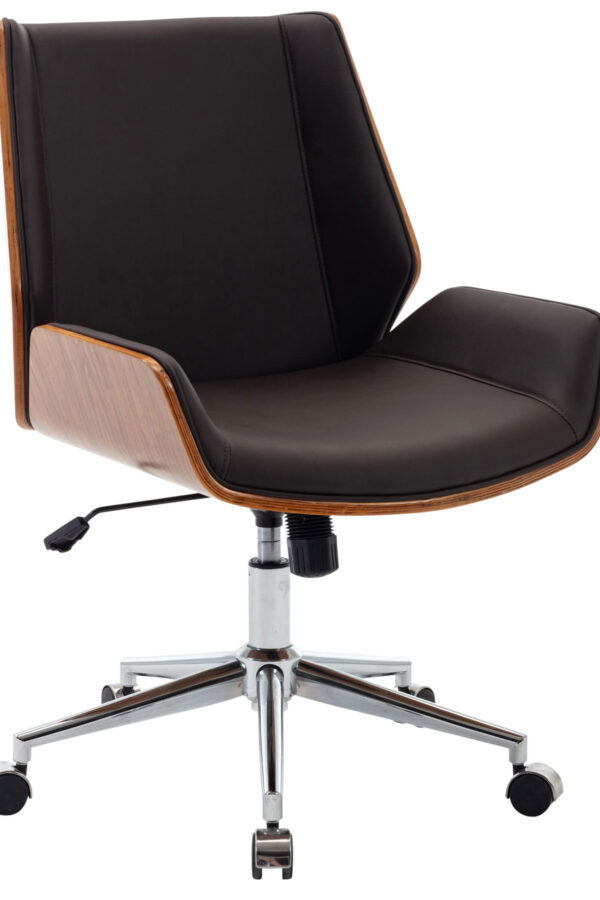 Fotel biurowy obrotowy Orzech brąz