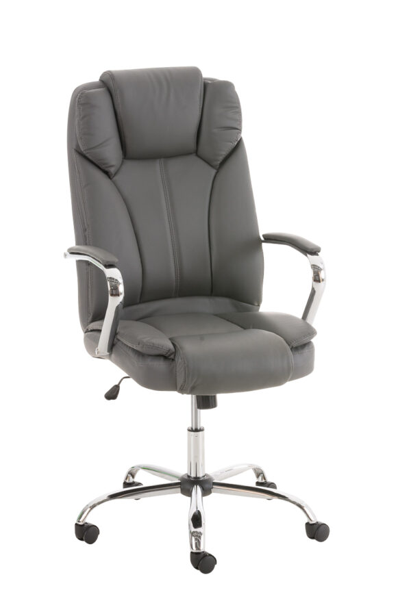 fotel biurowy szary